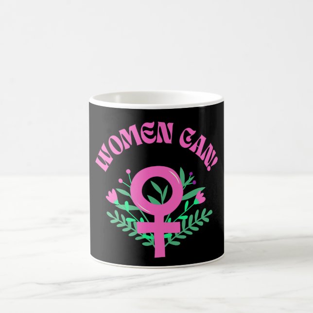 Mug Les femmes peuvent être féministes (Centre)