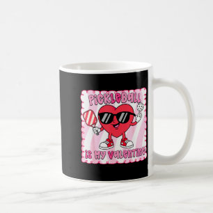 Mug Les femmes pickleball cœur mignon pickleball est