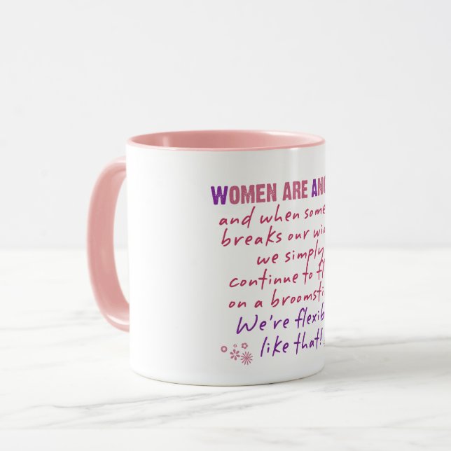 Mug Les femmes sont des anges (Devant gauche)