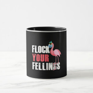 Mug Les femmes volent vos sentiments Flamant rose amus