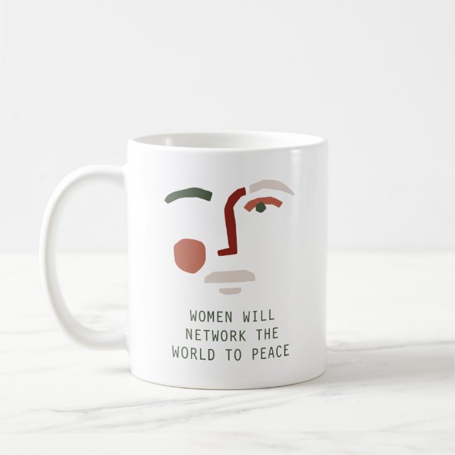 Mug Les femmes vont mettre le monde en réseau pour la  (Gauche)
