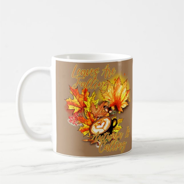 Mug Les feuilles Tournent... L'automne appelle (Gauche)
