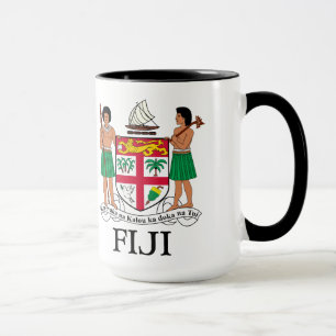 Mug Les FIDJI - emblème/drapeau/manteau des