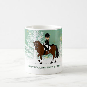 Mug Les filles aiment les chevaux - Dressage Rider Per