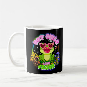 Mug Les filles chaudes aiment les grenouilles Funny Gr