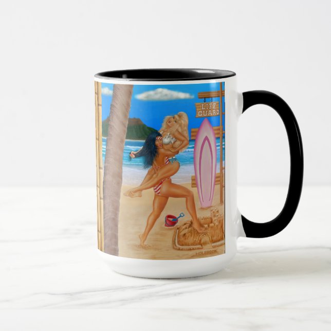 MUG LES FILLES DE SURFER ATTEINTES (Droite)