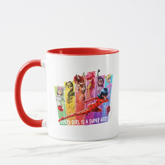 Mug Les filles miraculeuses | Chaque fille est un supe (Gauche)