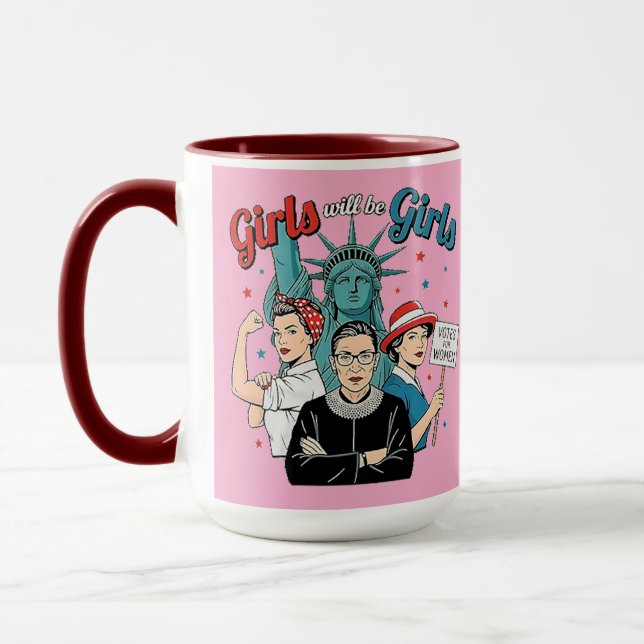 Mug Les filles seront des filles (Gauche)