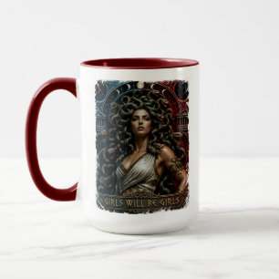 Mug Les Filles Seront Des Filles Art Féministe de Médu