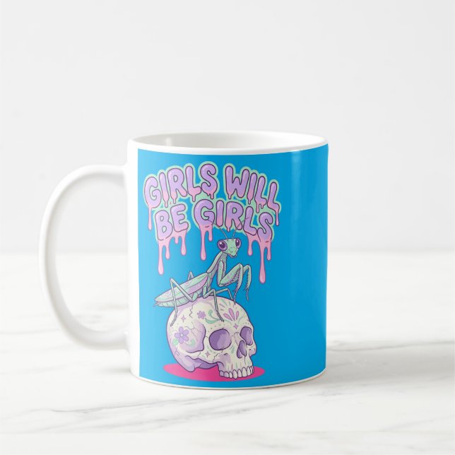 Mug Les Filles Seront Des Filles Mignonnes Kawaii (Gauche)