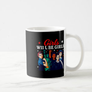Mug Les filles seront des filles Patriotique Américain