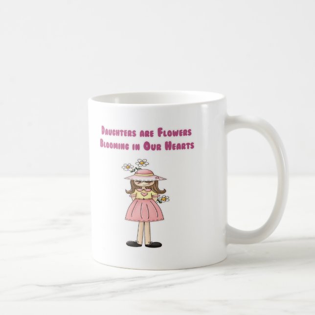 Mug Les filles sont des fleurs fleurissant à nos (Droite)