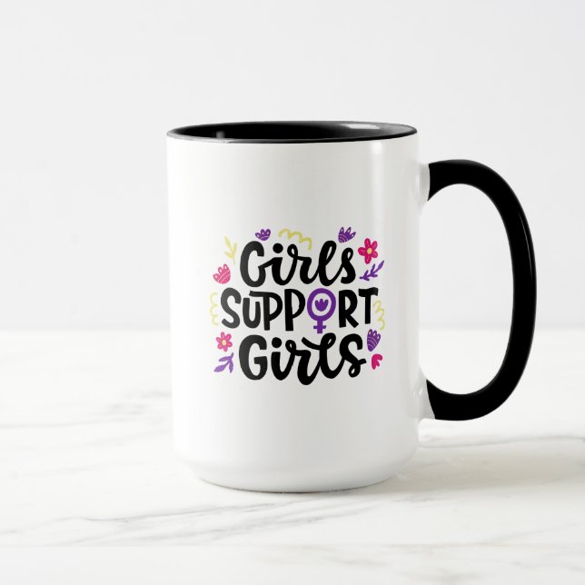 Mug Les filles soutiennent les filles (Droite)