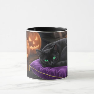 Mug Les filles vampires' chatte noire nommée Minuit