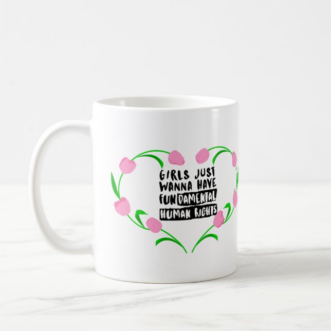 MUG LES FILLES VEULENT JUSTE DES DROITS FONDAMENTAUX M (Gauche)
