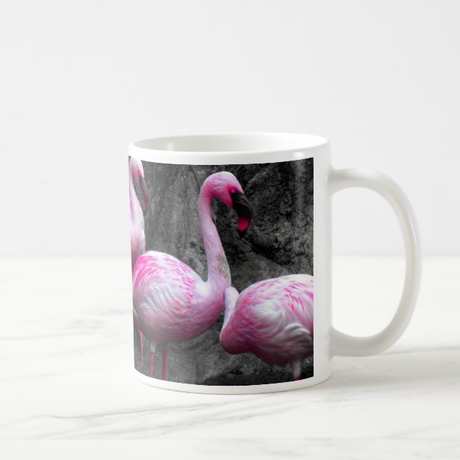Mug LES FLAMANTS ROSES ROSES DE ~Flamingos~, LE (Droite)