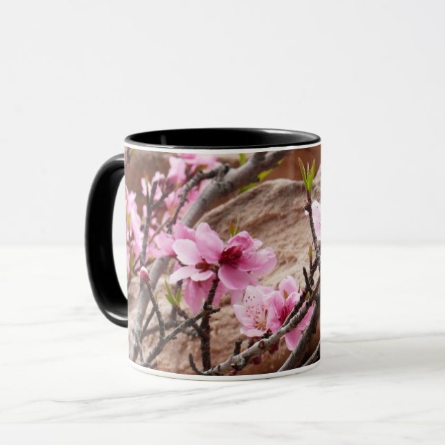 Mug Les fleurs du printemps sur les rochers de Sion (Devant gauche)