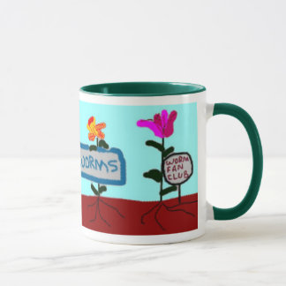 Mug Les fleurs indiquent que "nous aimons des vers !"