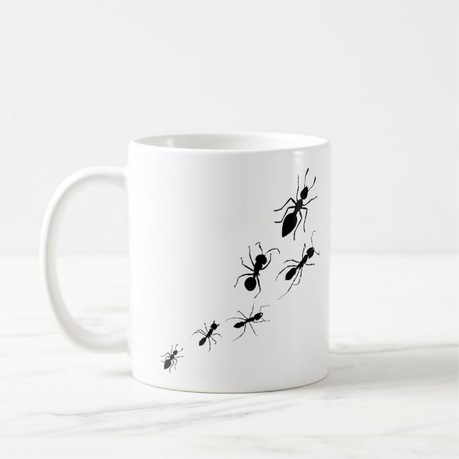 Mug Les fourmis à la maison marchent (Gauche)