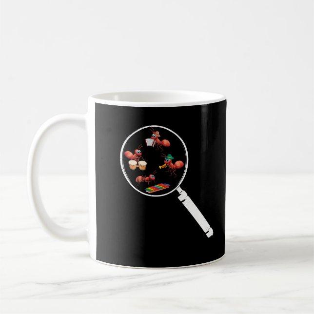 Mug Les fourmis Jouent De La Musique Ant Lover Insecte (Gauche)