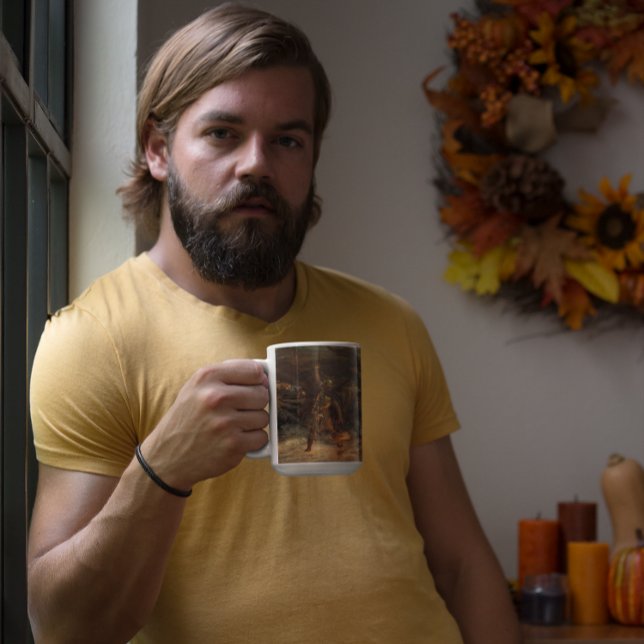 Mug Les funérailles d'un Frank Dicksee viking 1893 (Créateur téléchargé)