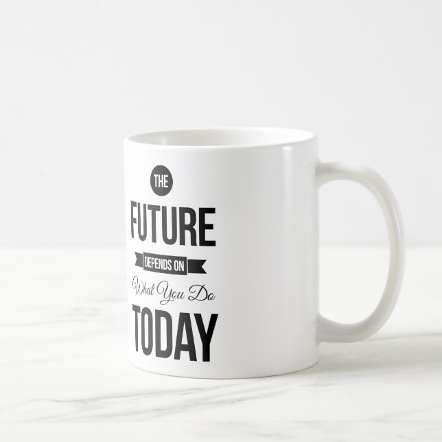 Mug Les futures citations inspirées blanches (Droite)