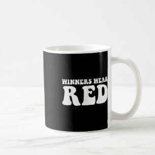Mug Les gagnants portent Red Team Spirit Game Concours