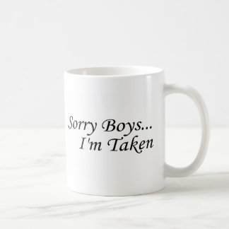 Mug Les garçons désolés, je suis pris