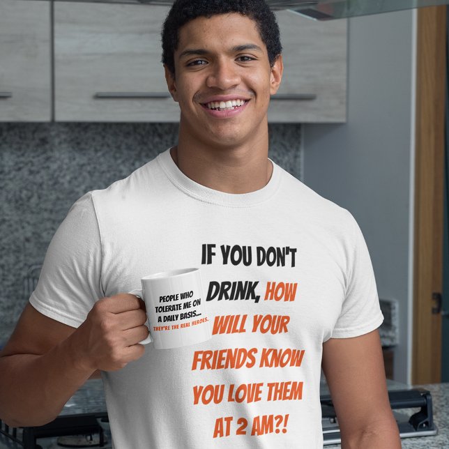 Mug Les Gens Drôle Qui Me Tolèrent Sont De Véritables  (Funny People Who Tolerate Me Are Real Heroes Humor Mug)