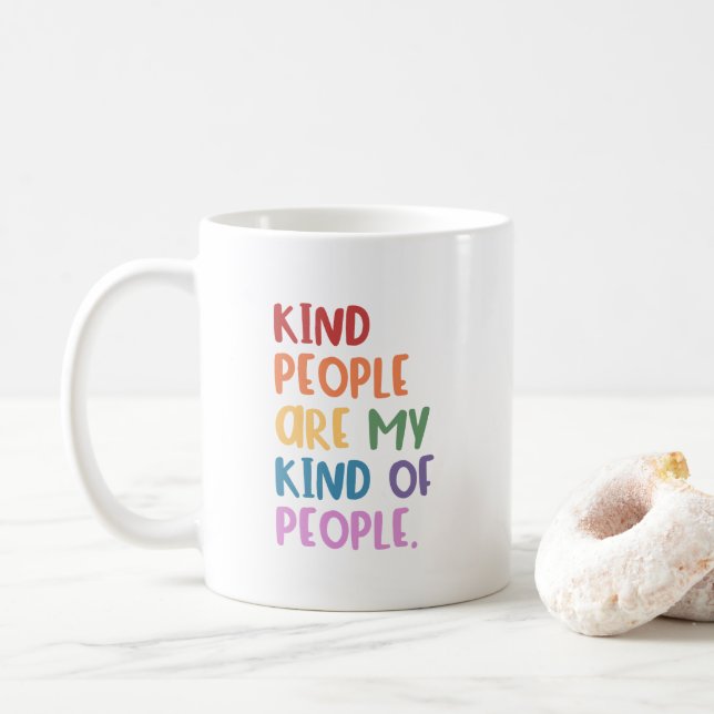Mug Les gens gentils sont mon genre de personnes (Avec donut)