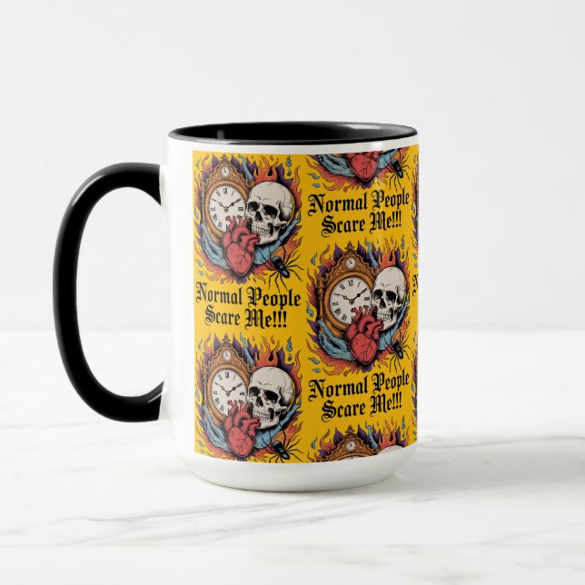 Mug Les gens normaux me font peur (Gauche)