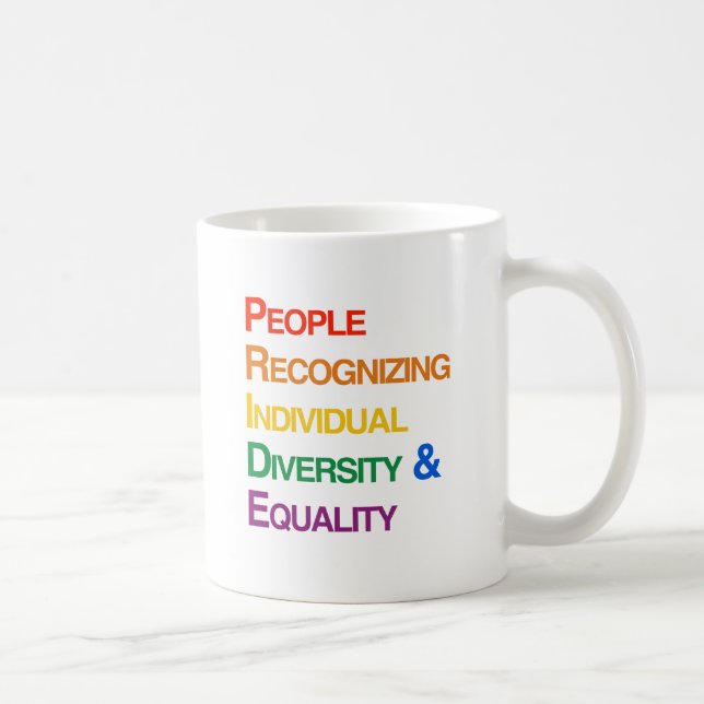 MUG LES GENS RECONNAISSANT LA DIVERSITÉ INDIVIDUELLE E (Droite)