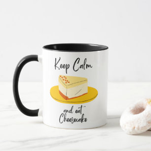 Mug Les Golden Girls gardent le calme et mangent le gâ
