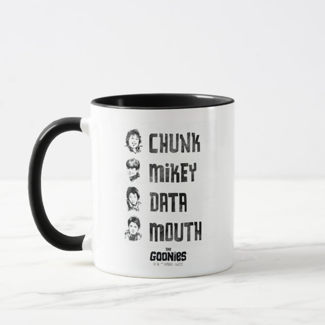 Mug Les Goonies | Couche, Mikey, Données, Bouche (Gauche)