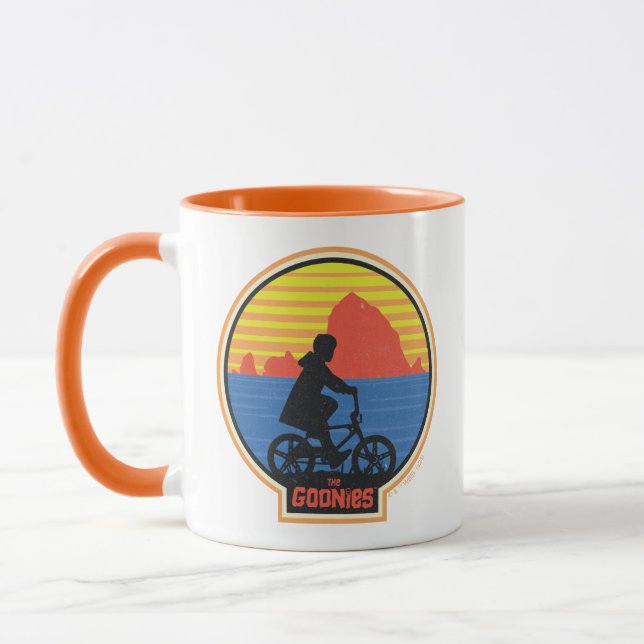 Mug Les Goonies Retro Mikey équitation Vélo Graphique (Gauche)
