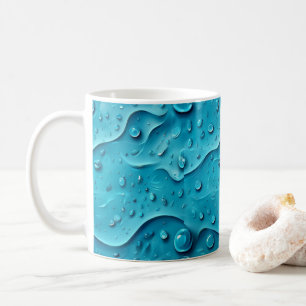 Mug Les gouttes dans le motif de l'océan