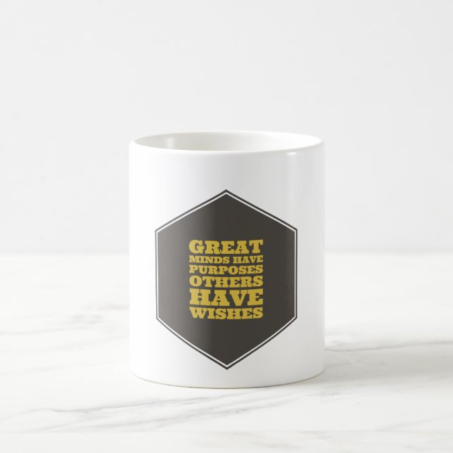 Mug Les Grands Esprits Ont Des Objectifs, Les Autres O (Centre)