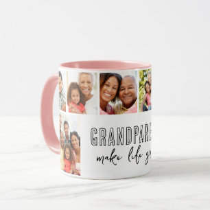 Mug Les grands-parents rendent la vie grandiose 8 Phot