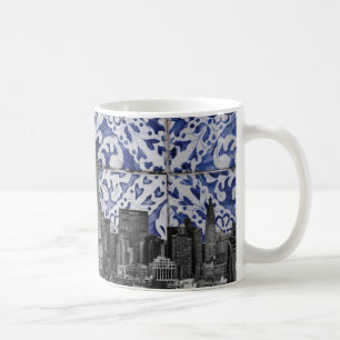 Mug Les gratte-ciels de New York rencontrent les carre