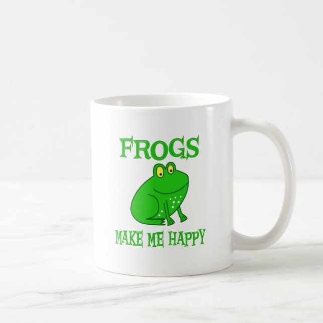 Mug Les grenouilles me rendent heureux (Droite)