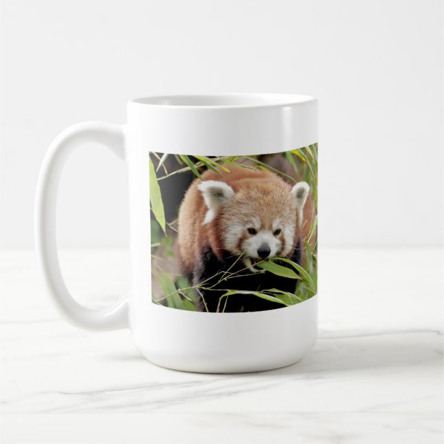 Mug Les grenouilles photo panda rouge. Panda roux. ani (Gauche)