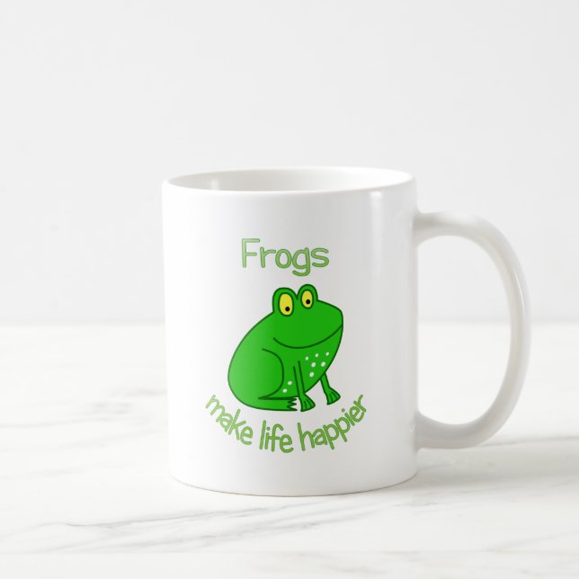 Mug Les grenouilles rendent la vie plus heureuse (Droite)