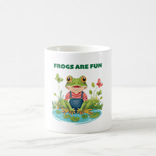 Mug les grenouilles sont amusantes