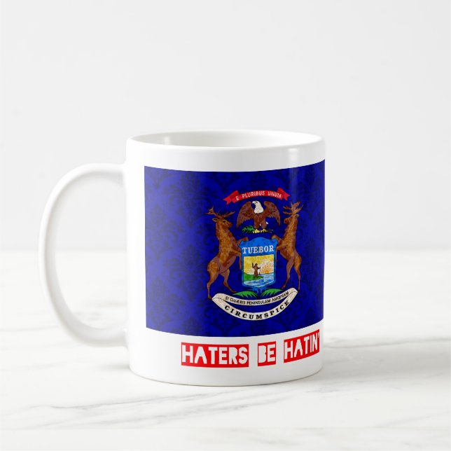 Mug Les haineux soient hatin Michigan (Gauche)
