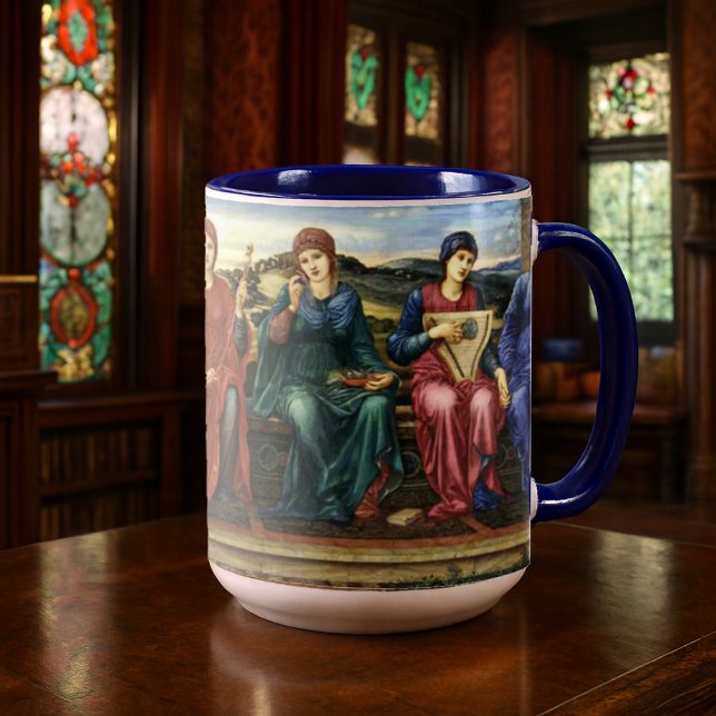 Mug Les Heures par le préraphaélite Edward Burne-Jones (Créateur téléchargé)