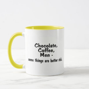 Mug Les hommes de café de chocolat quelques choses