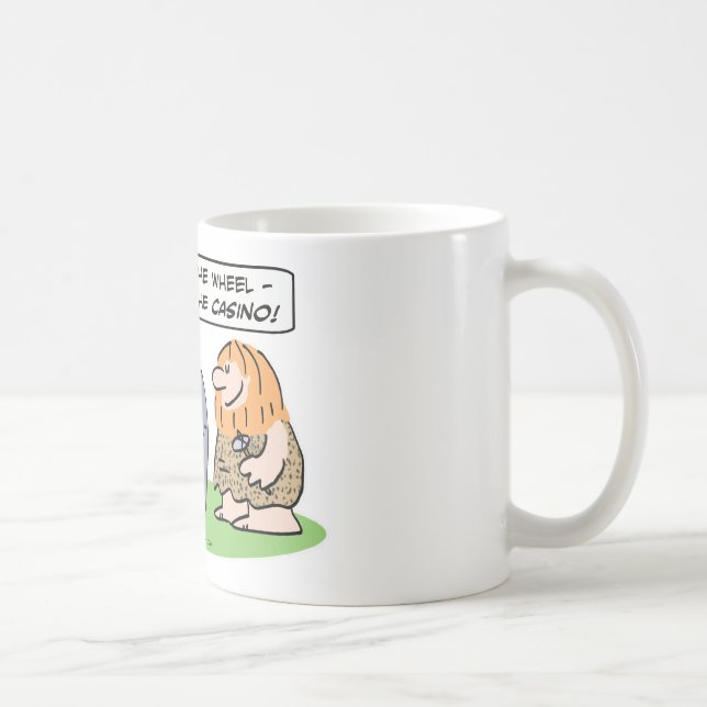Mug Les hommes des cavernes inventent la roue, puis (Droite)