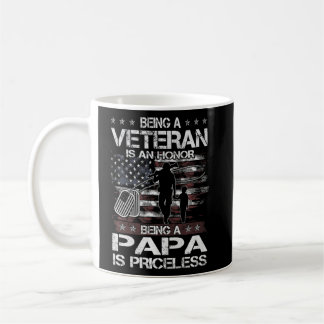 Mug Les Hommes Être Un Vétéran Est Un Honneur Papa Est