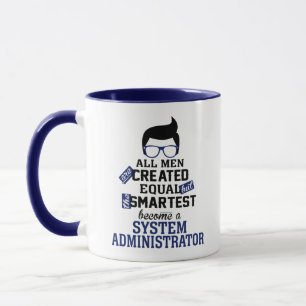 Mug Les hommes les plus intelligents deviennent admini