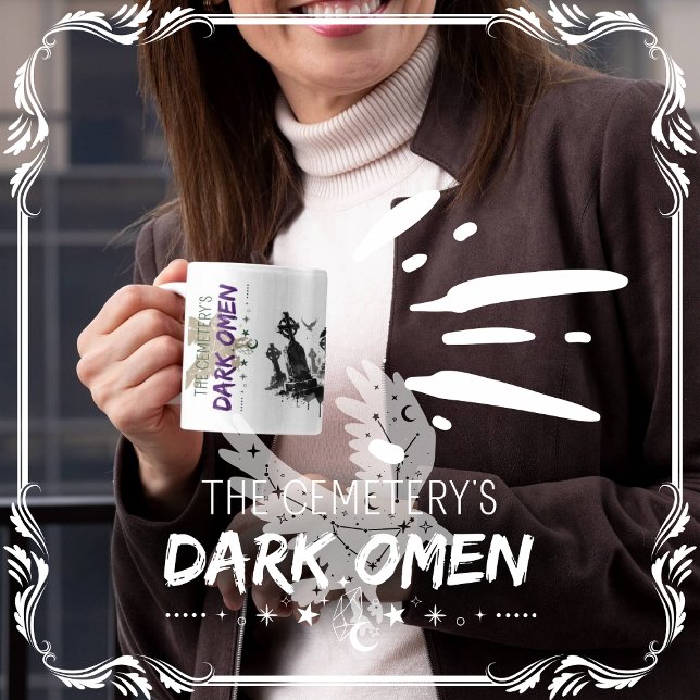 Mug Les hommes noirs du cimetière (The Cemetery's Dark Omen cover from The Beekeeper Store)